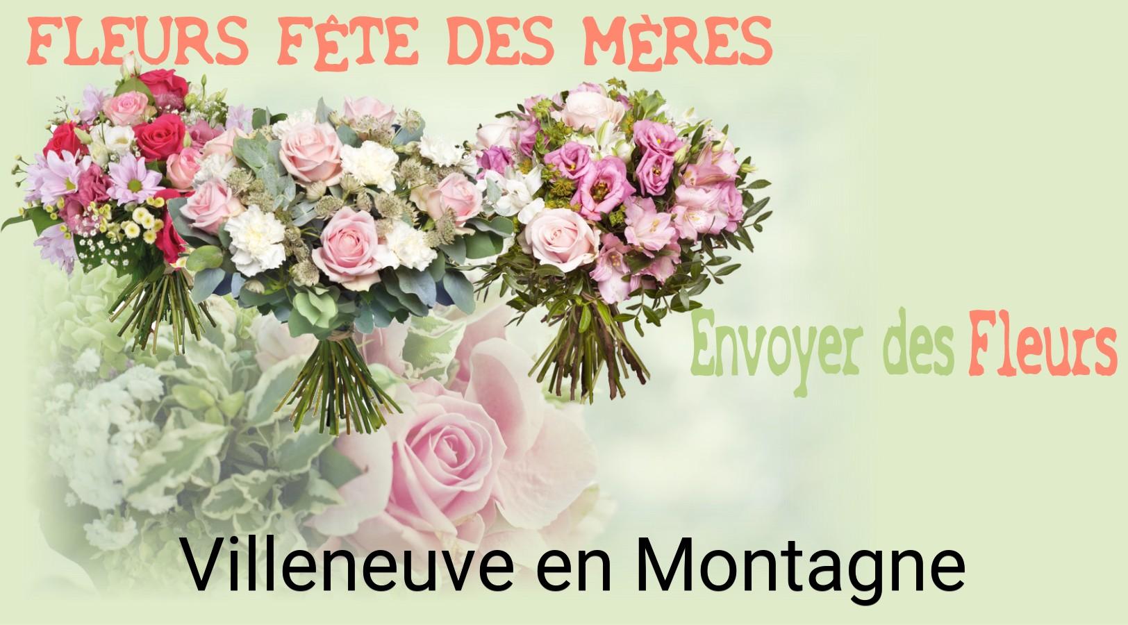Bouquet de Fête des Mères livré à Villeneuve-en-Montagne